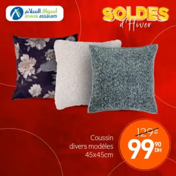 Coussin divers modèles 45x45cm