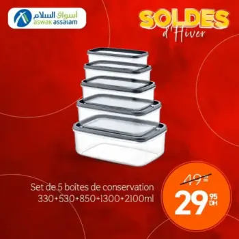 Set de 5 boîtes de conservations