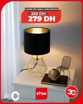Lampe de table CARLTON E14