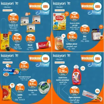 Offres du Weekend 48h chez Kazyon Market Maroc