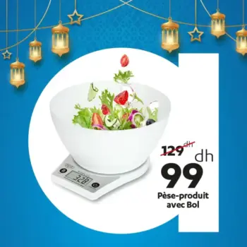 Pèse produit avec bol