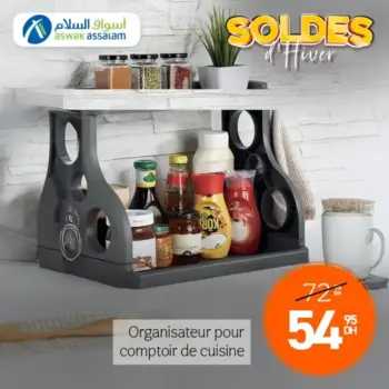 Organisateur pour comptoir de cuisine
