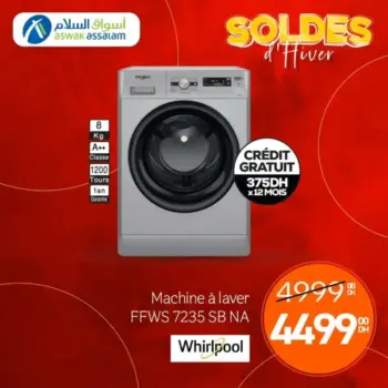 Machine à laver 8Kg WHIRLPOOL