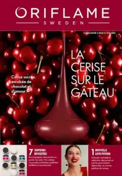 Catalogue Oriflame au Maroc La cerise sur le gâteau