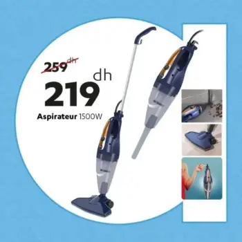 Aspirateur balai 1500W