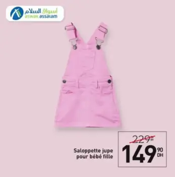 Salopette jupe pour bébé fille