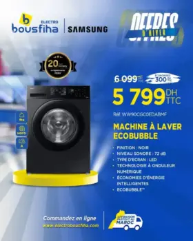 Lave linge ECOBUBBLE 9Kg SAMSUNG