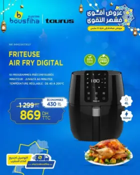Friteuse AIR FRY digital TAURUS 4 litres