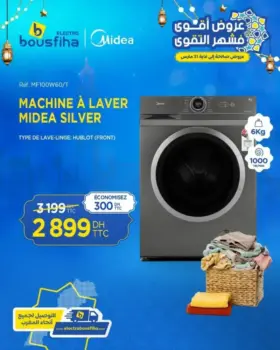 Machine à laver 6Kg MIDEA
