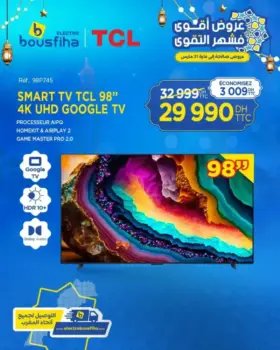 Smart TV TCL 98 pouces 4K