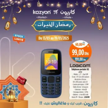 Téléphone portable 182 LOGICOM