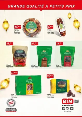 Catalogue Bim au Maroc spécial Collection dattes