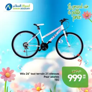 Vélo 26" tout terrain 21 vitesses TEC pour adulte
