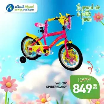 Vélo 20" SPIDER/DAISY pour fille
