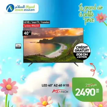 Smart TV 40 pouces FULL HD AZATECH