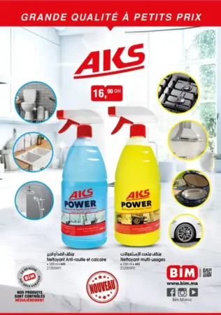 Flyer Bim au Maroc Spécial Nettoyants AKS