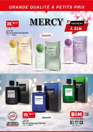 Flyer Bim au Maroc Spécial parfums Hommes et Femmes MERCY