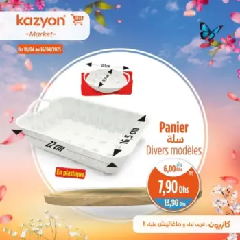panier 22x16.5cm divers modèles