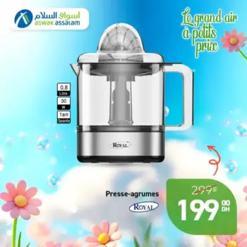 Presse-agrumes 0.8 litres ROYAL