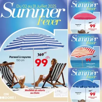 Parasol divers modèles et coloris au choix
