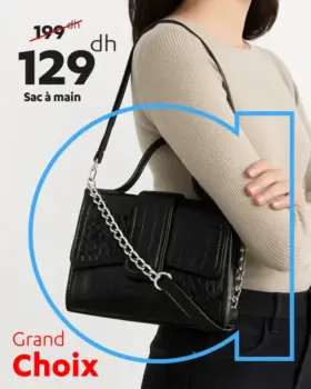 Sac à main noir grand choix