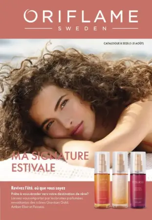 Catalogue Oriflame au Maroc Ma Signature Estivale campagne Août 2025