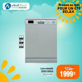 Lave-vaisselle 12 couverts ZENYA