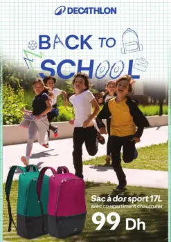 Catalogue Decathlon au Maroc Spécial Rentrée Scolaire Back to School 2025