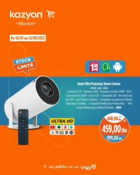 Smart mini projecteur Home Cinéma UHD XINJI