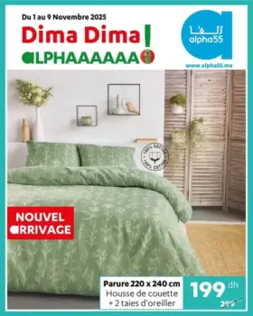 Catalogue Promotionnel chez Alpha55 Nouvel arrivage