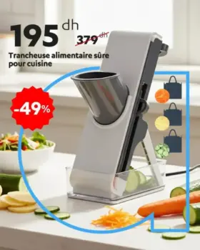 Trancheuse alimentaire sûre pour cuisine