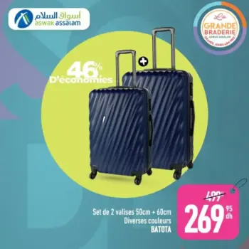 valises 50/60cm divers couleurs BATOTA