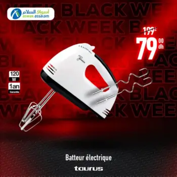 Batteur électrique TAURUS 120W