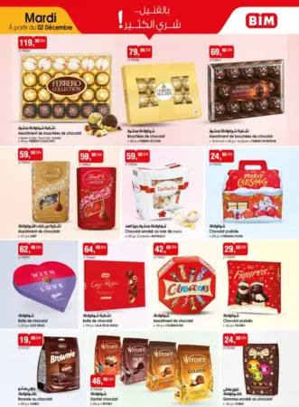 Catalogue Bim au Maroc Spécial amoureux du chocolats