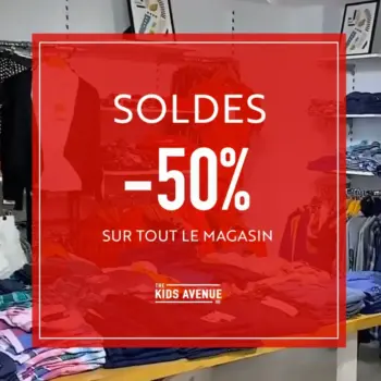 Soldes -50% sur tout le magasin