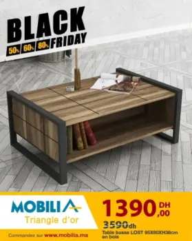Table basse LOST en bois