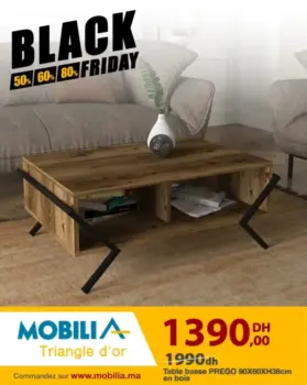 Table basse PREGO en bois