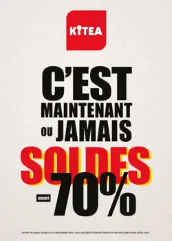 Catalogue Kitea Maintenant ou jamais soldés