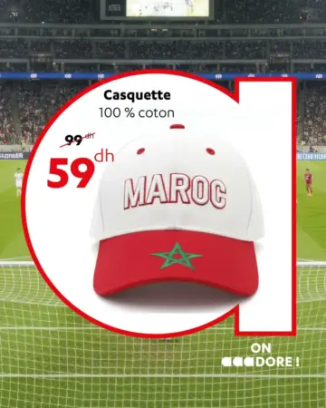 Casquette 100% coton