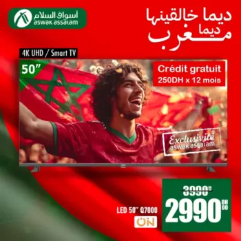 Smart TV 4K UHD 50pouces ON