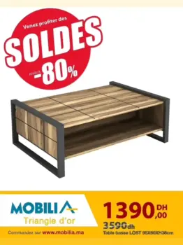 Table basse LOST en bois