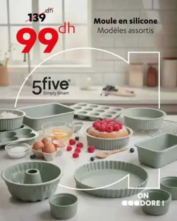 Moule en silicone modèles assortis 5FIVE Simply Smart
